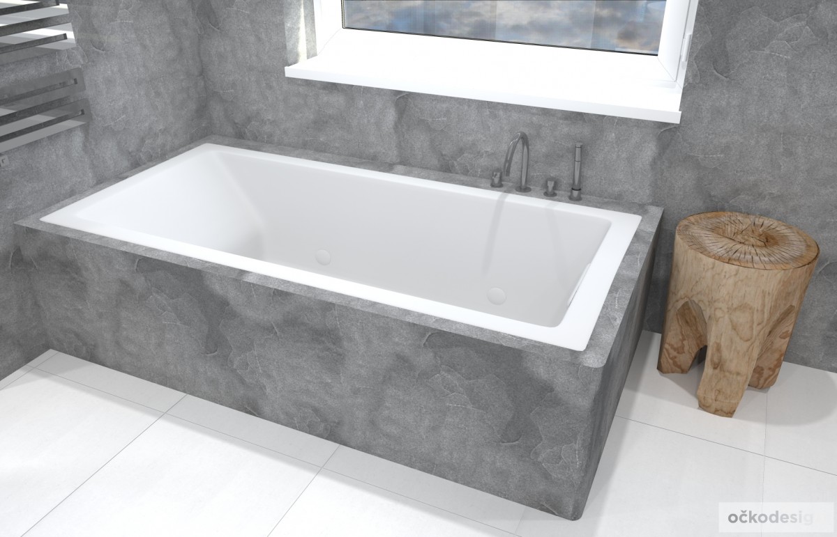 designová koupelna, minimalistická, moderní, návrhy koupelen, Petr Molek, očkodesign, návrhy interiérů