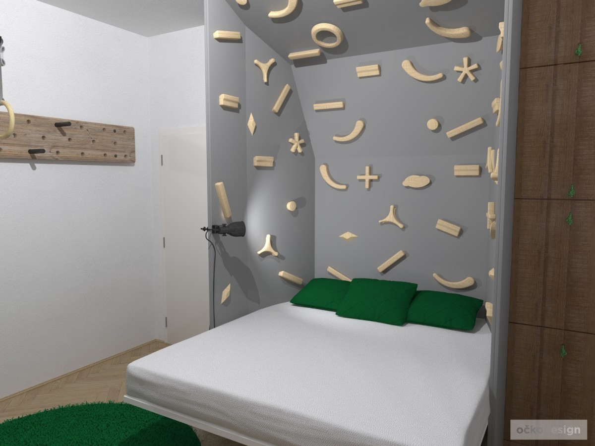 designové dětské pokoje, návrhy studentských pokojů, jak zařídit dětský pokoj, Petr Molek očkodesign