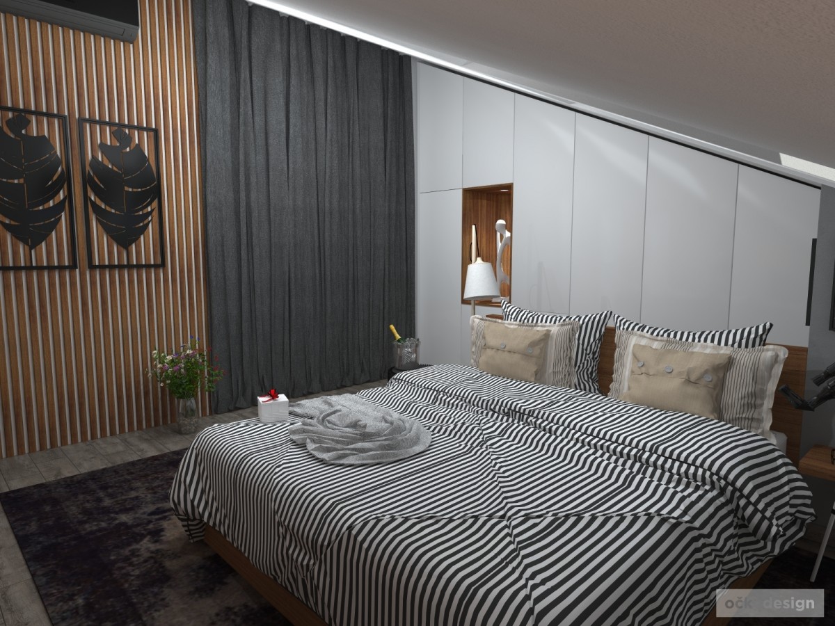 Luxusní ložnice,designová ložnice, design badroom,ložnice mezonet, loftové bydlení_11